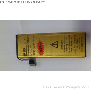 for Iphone 5s 2680mah gold battery